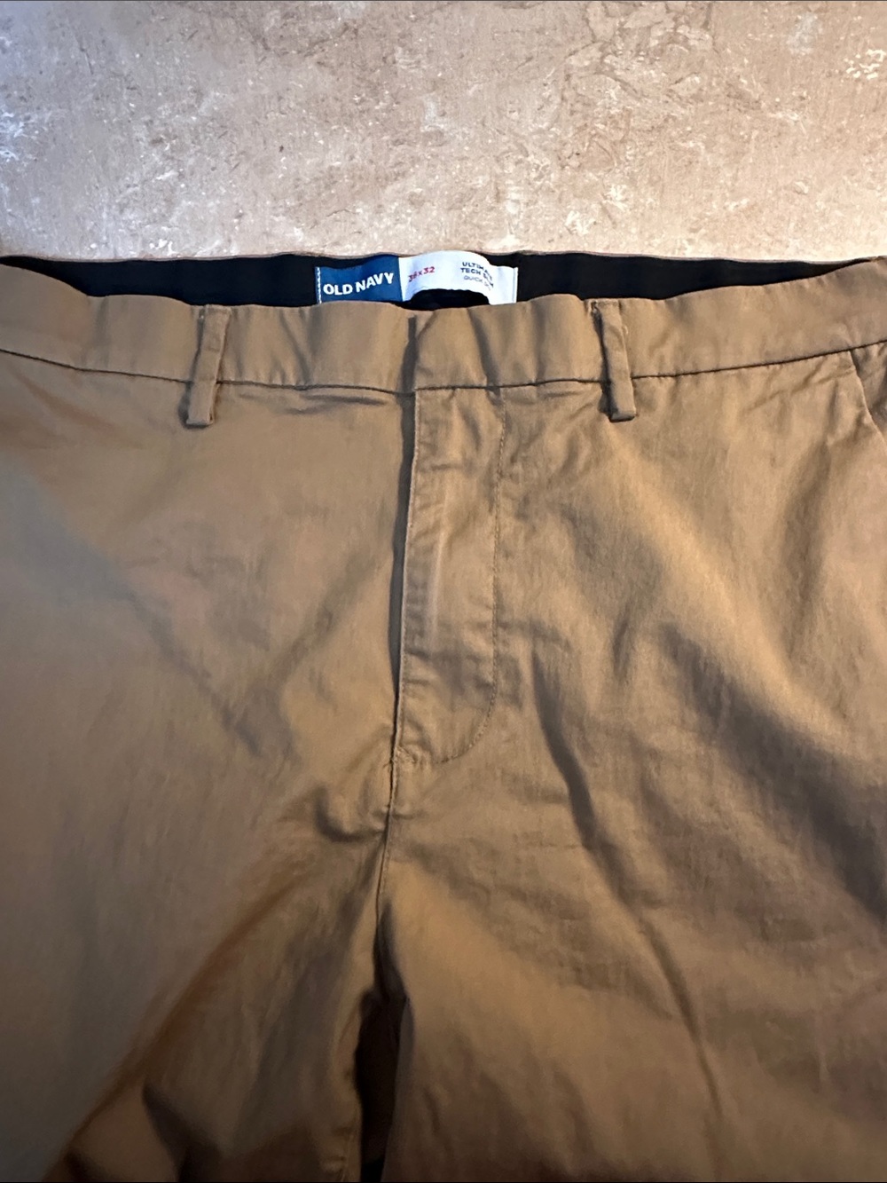 Two pair. Old Navy Men's Tan Chino Pants 36x32